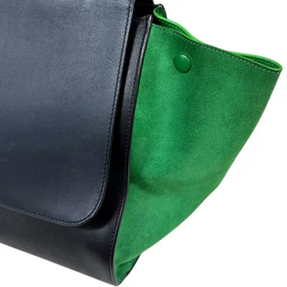Celine Trapeze Shoulder Bag Leather Black - Picture 8 of 8